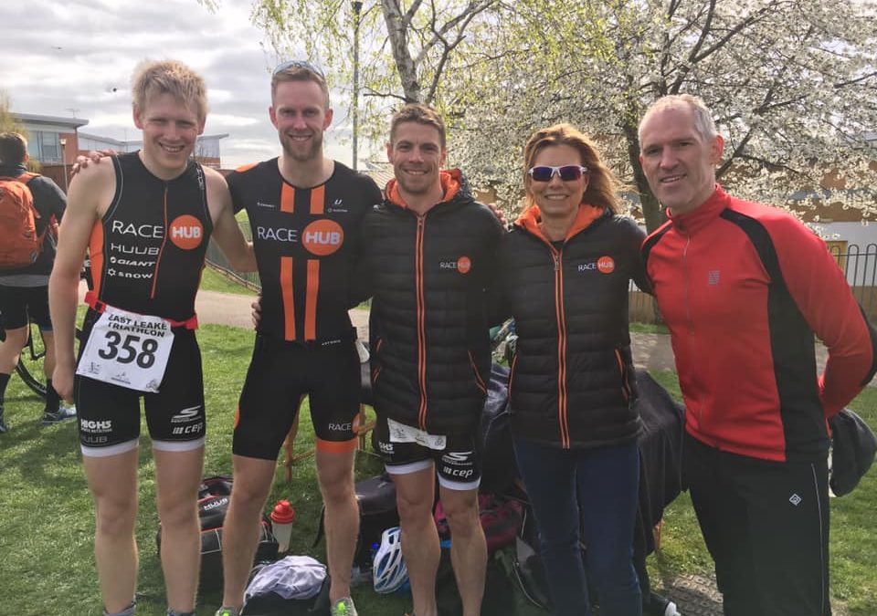 Triathlon Race Team starts the season with a good showing at East Leake Triathlon